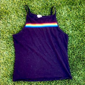 Rainbow tank-top